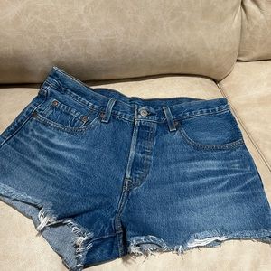 Levi’s 501 button fly shorts